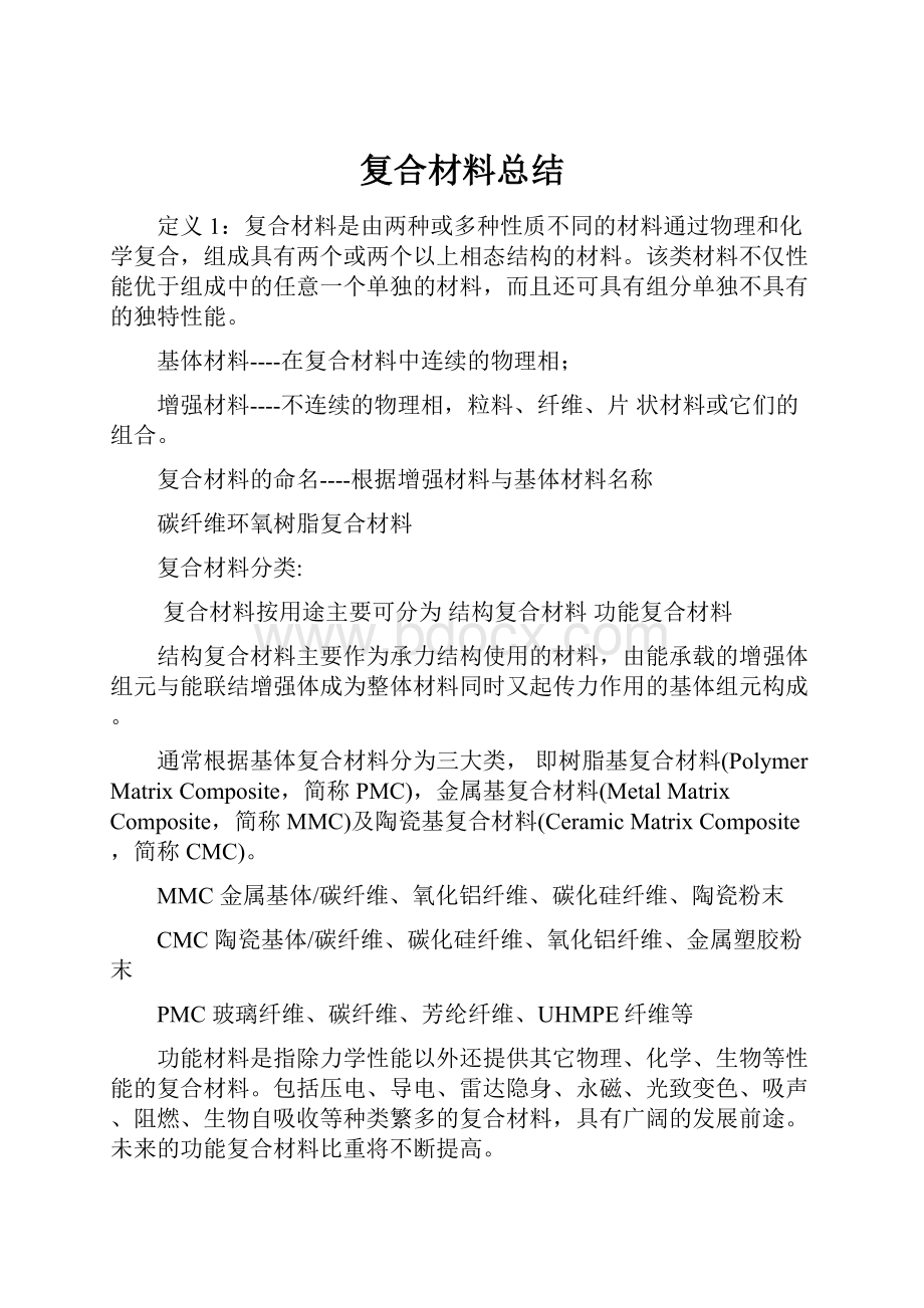 复合材料总结.docx