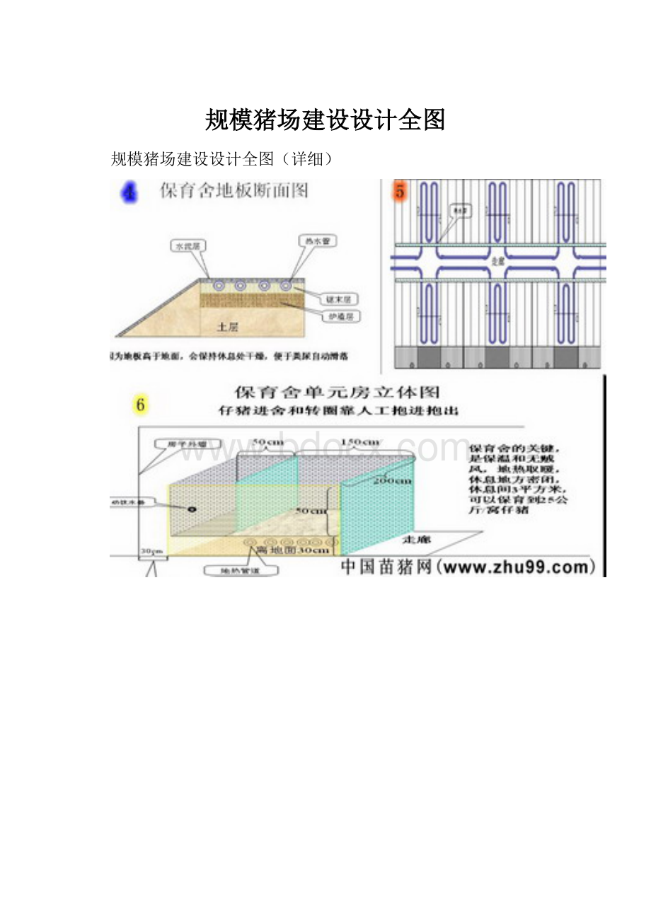 规模猪场建设设计全图.docx