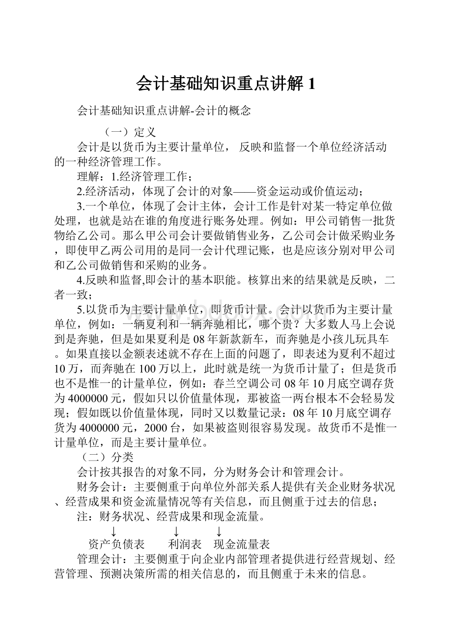 会计基础知识重点讲解1.docx