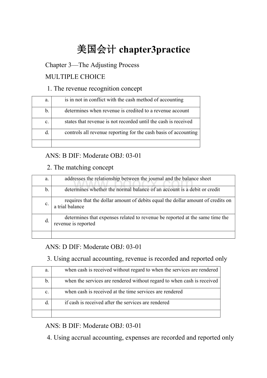 美国会计chapter3practice.docx