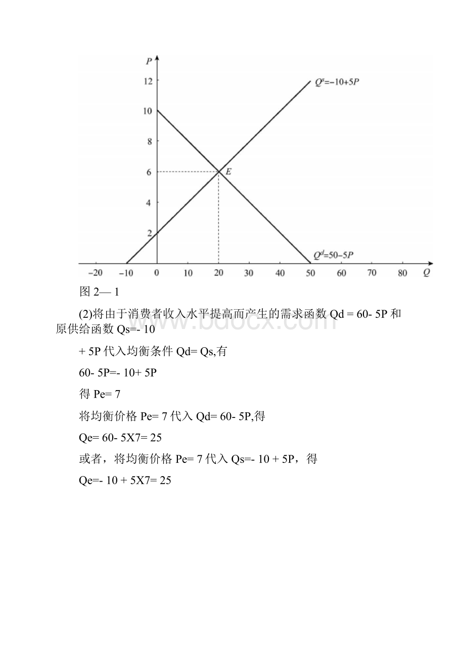 微观经济学第二章课后练习答案word精品.docx_第2页