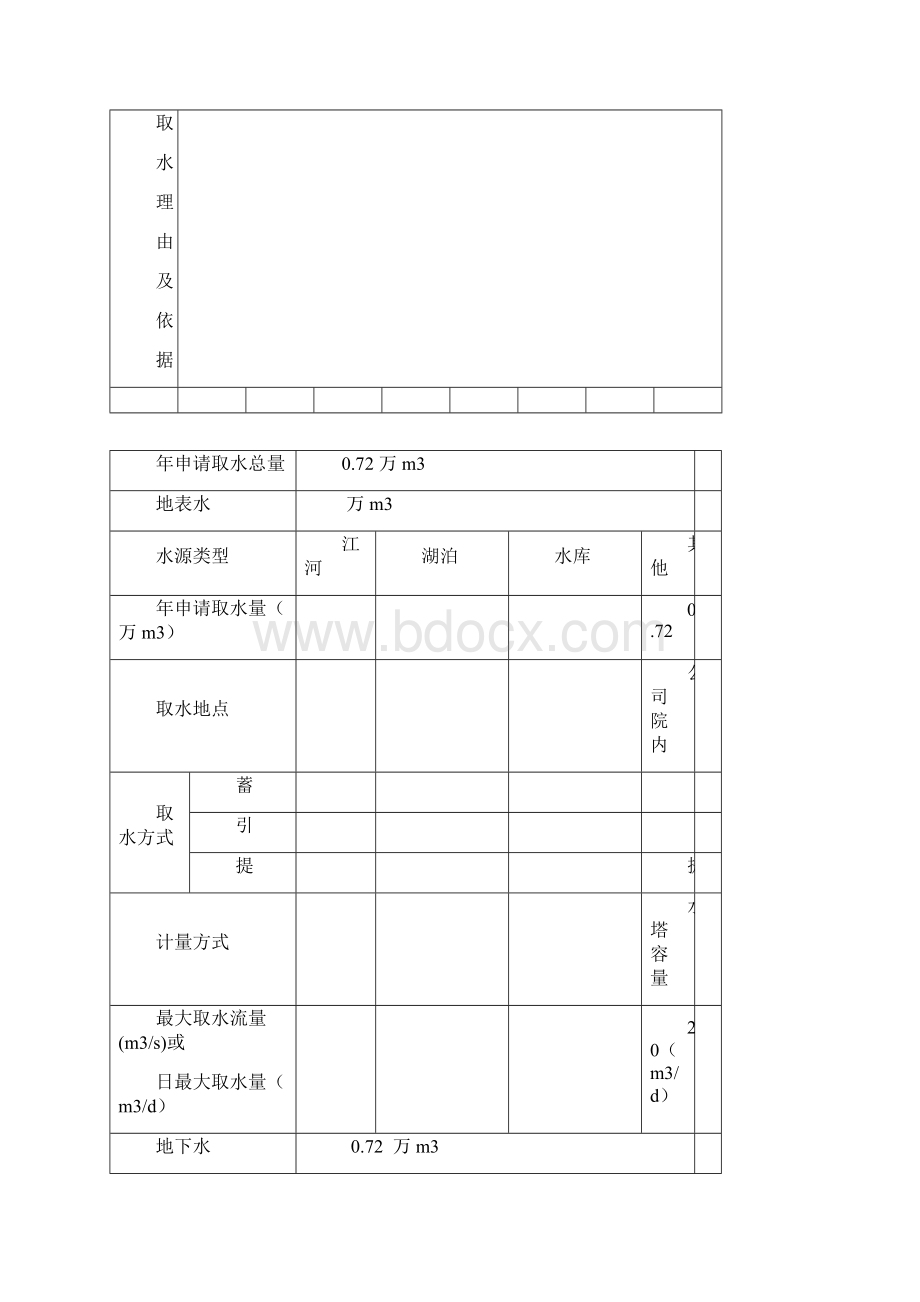 取水许可申请书范本.docx_第2页