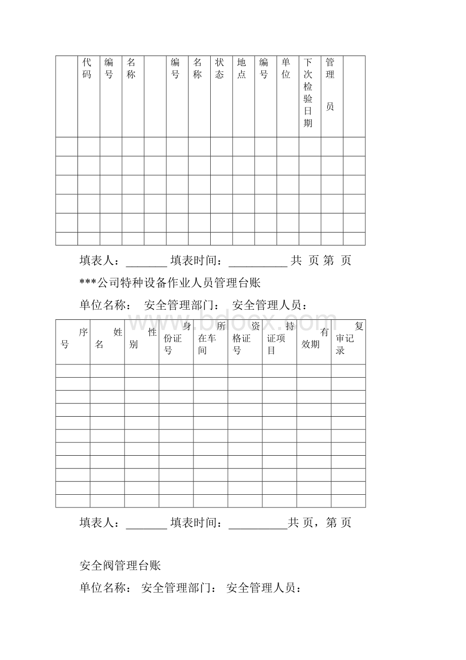 最新特种设备管理台账表格.docx_第3页