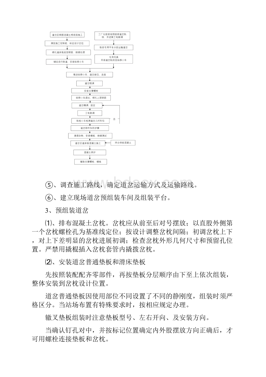 道岔区轨枕埋入式无砟轨道施工小结.docx_第3页