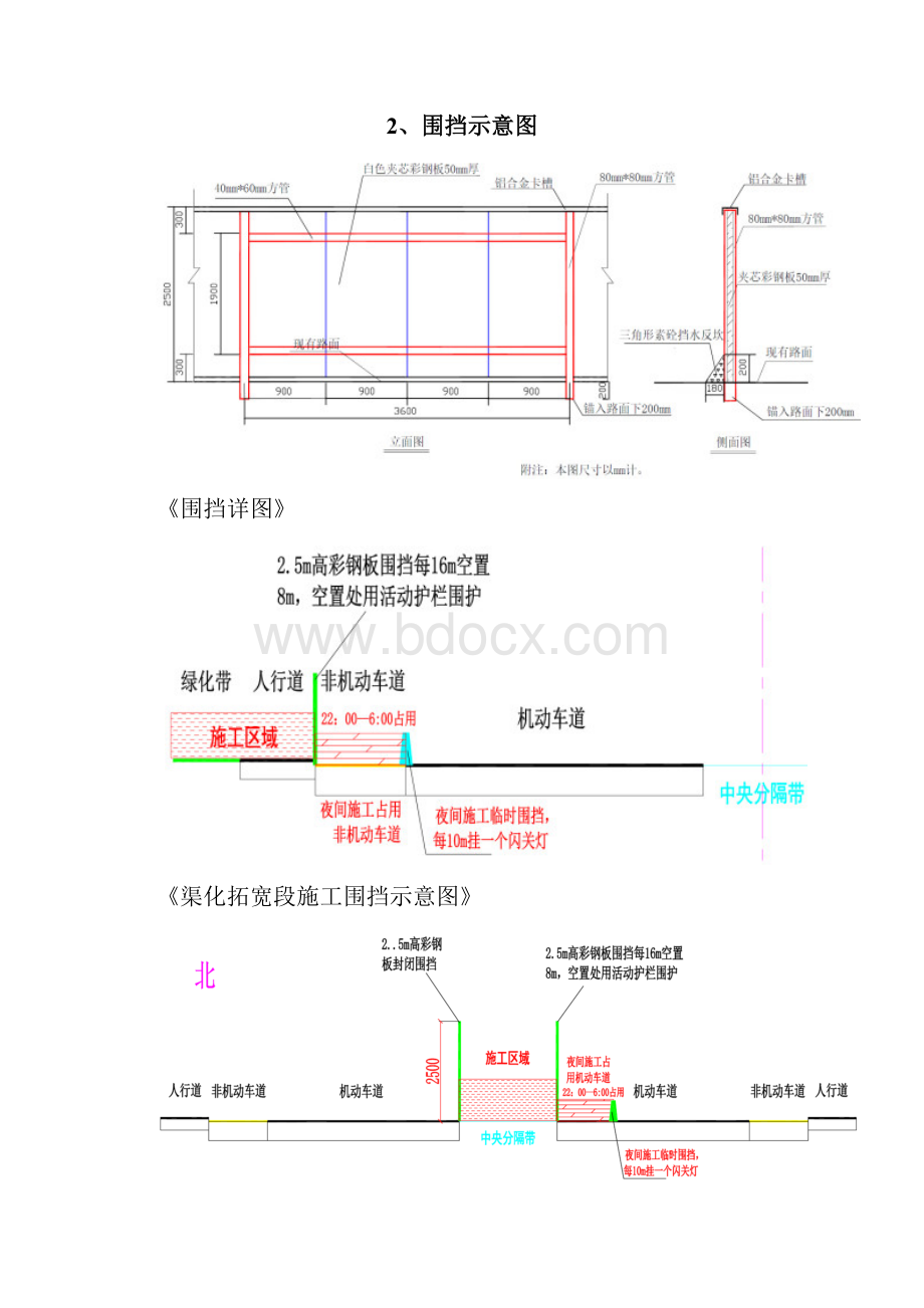 彩钢板围挡专项方案.docx_第3页