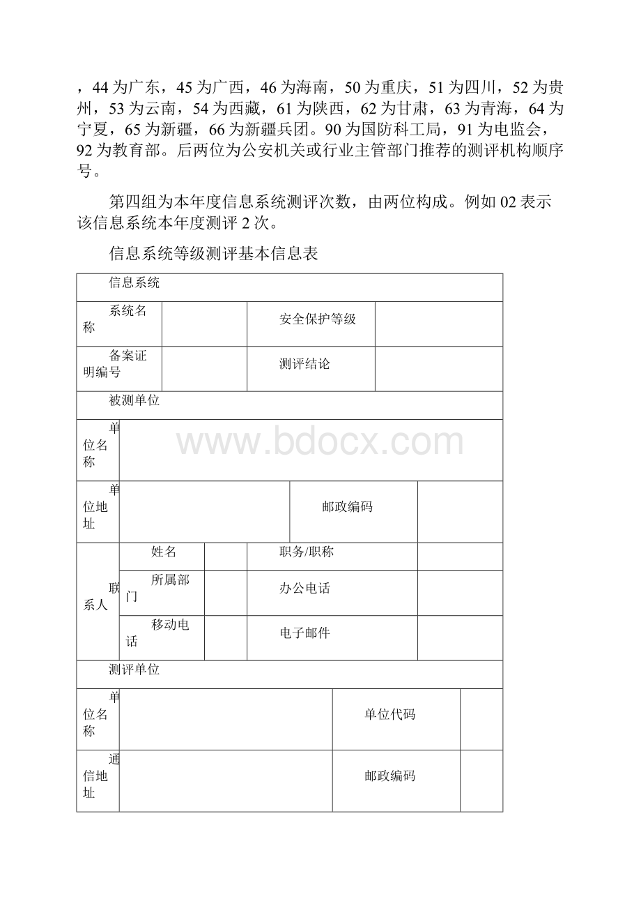 信息系统安全等级测评报告模版版概要.docx_第2页