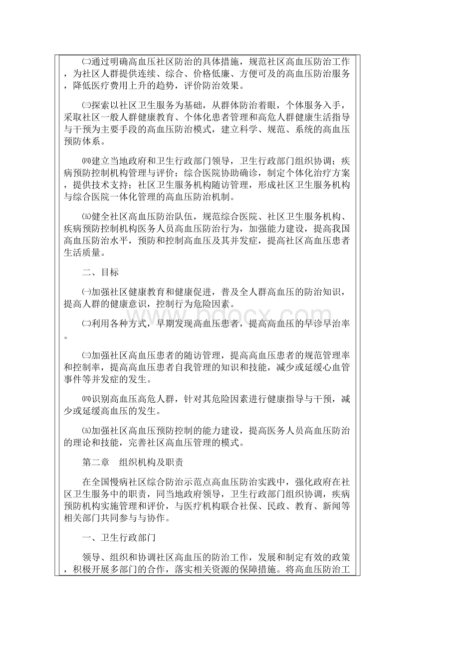 全国慢病社区综合防治示范点高血压防治方案.docx_第2页