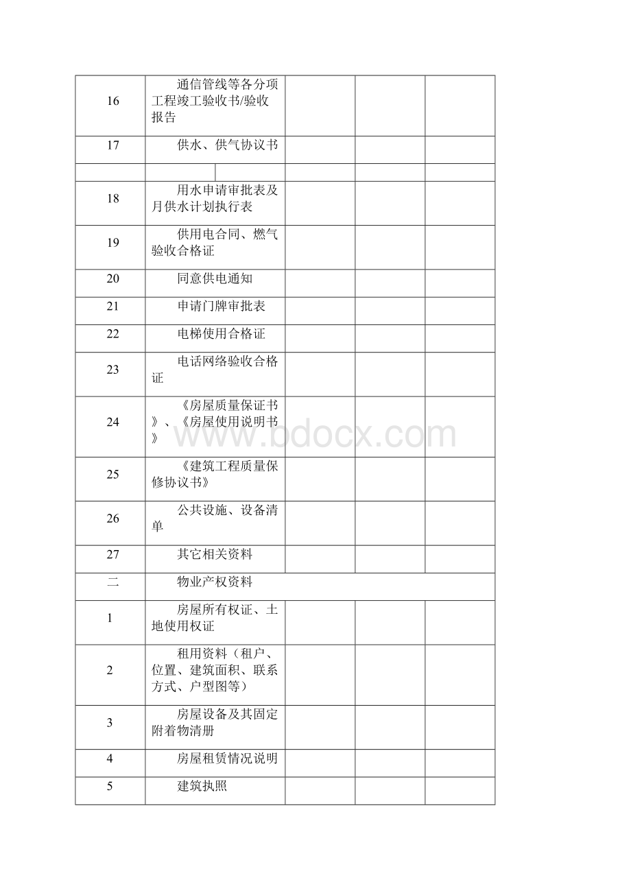 物业承接查验表格.docx_第3页