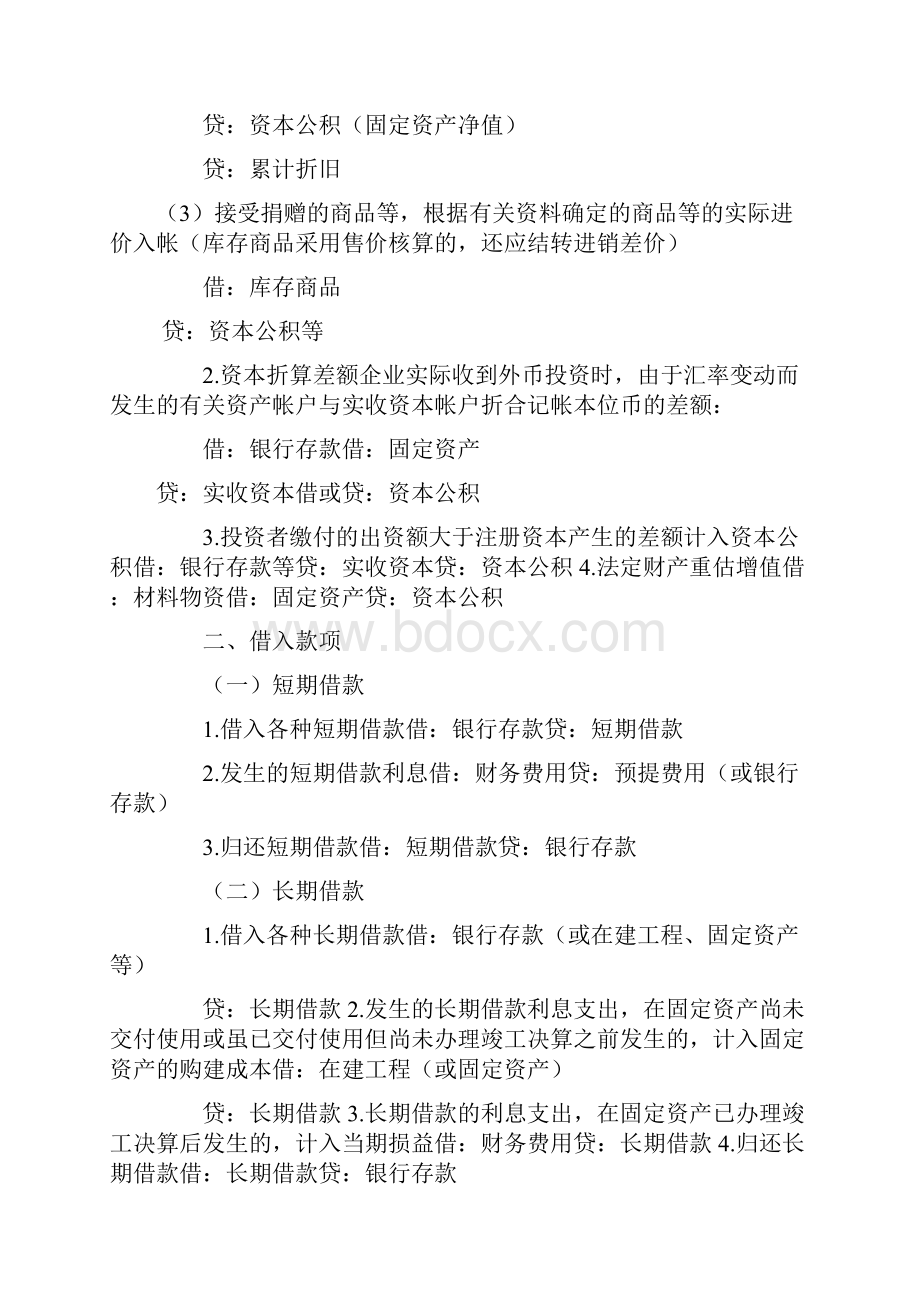 初级会计实务不能不会的194个分录附09年会计分录汇总.docx_第2页