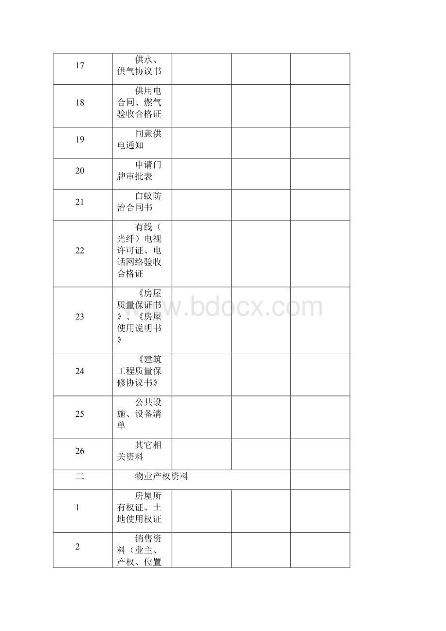 物业承接查验表格指导文本.docx_第3页