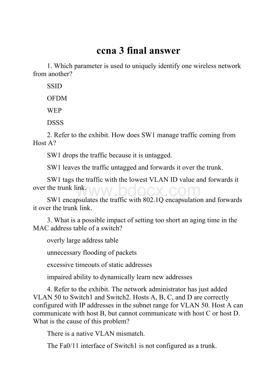 ccna 3 final answer.docx