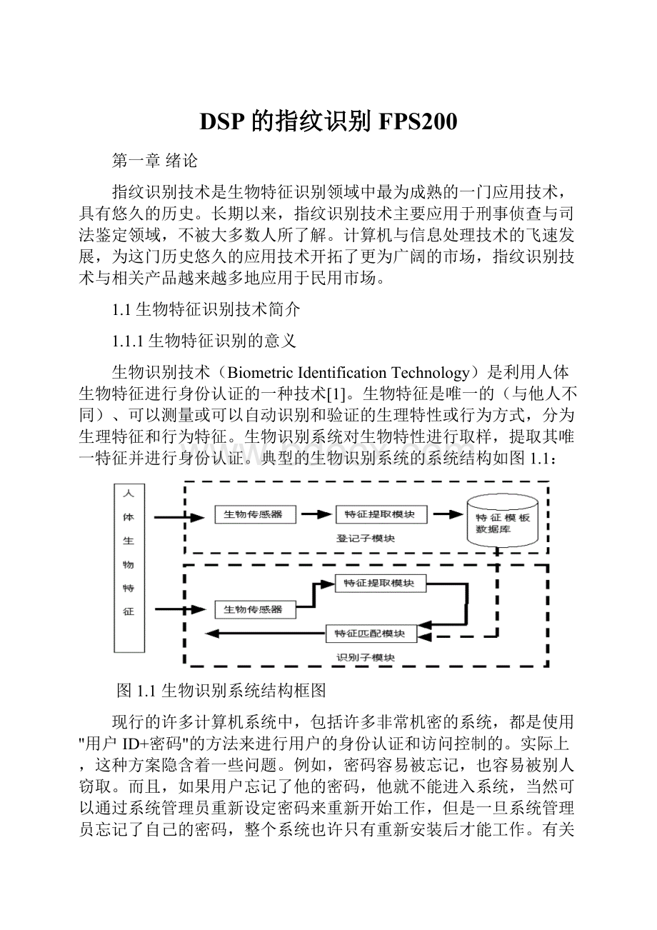 DSP的指纹识别FPS200.docx