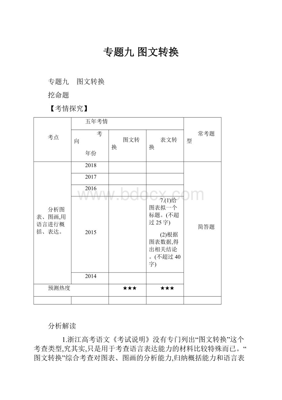 专题九图文转换.docx