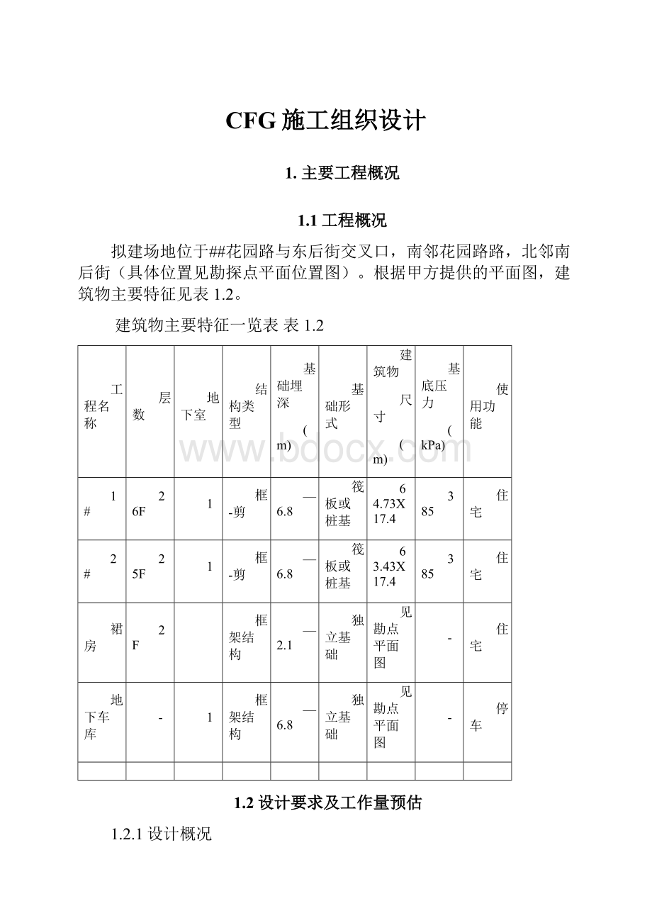 CFG施工组织设计.docx