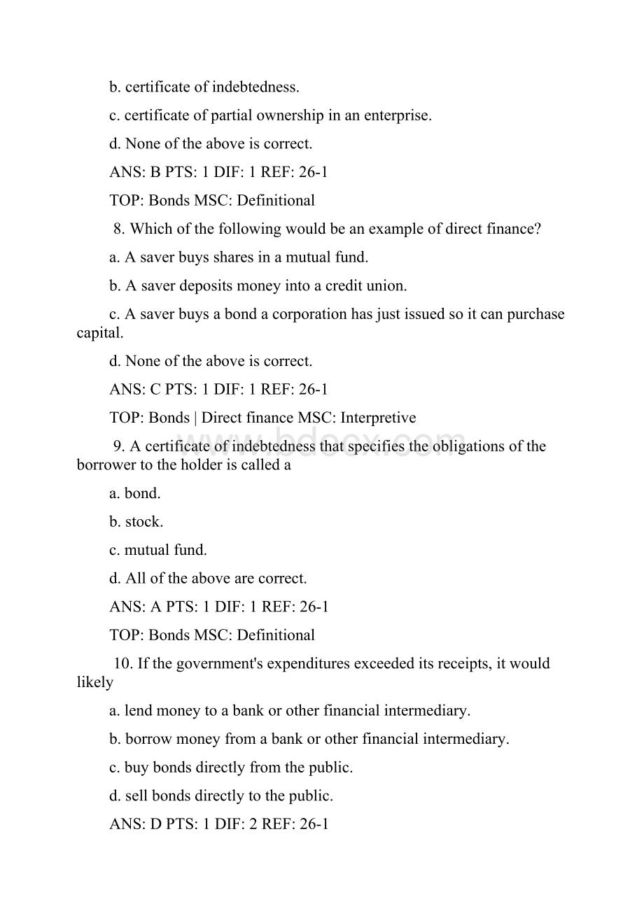 经济学原理对应练习Ch 26.docx_第3页