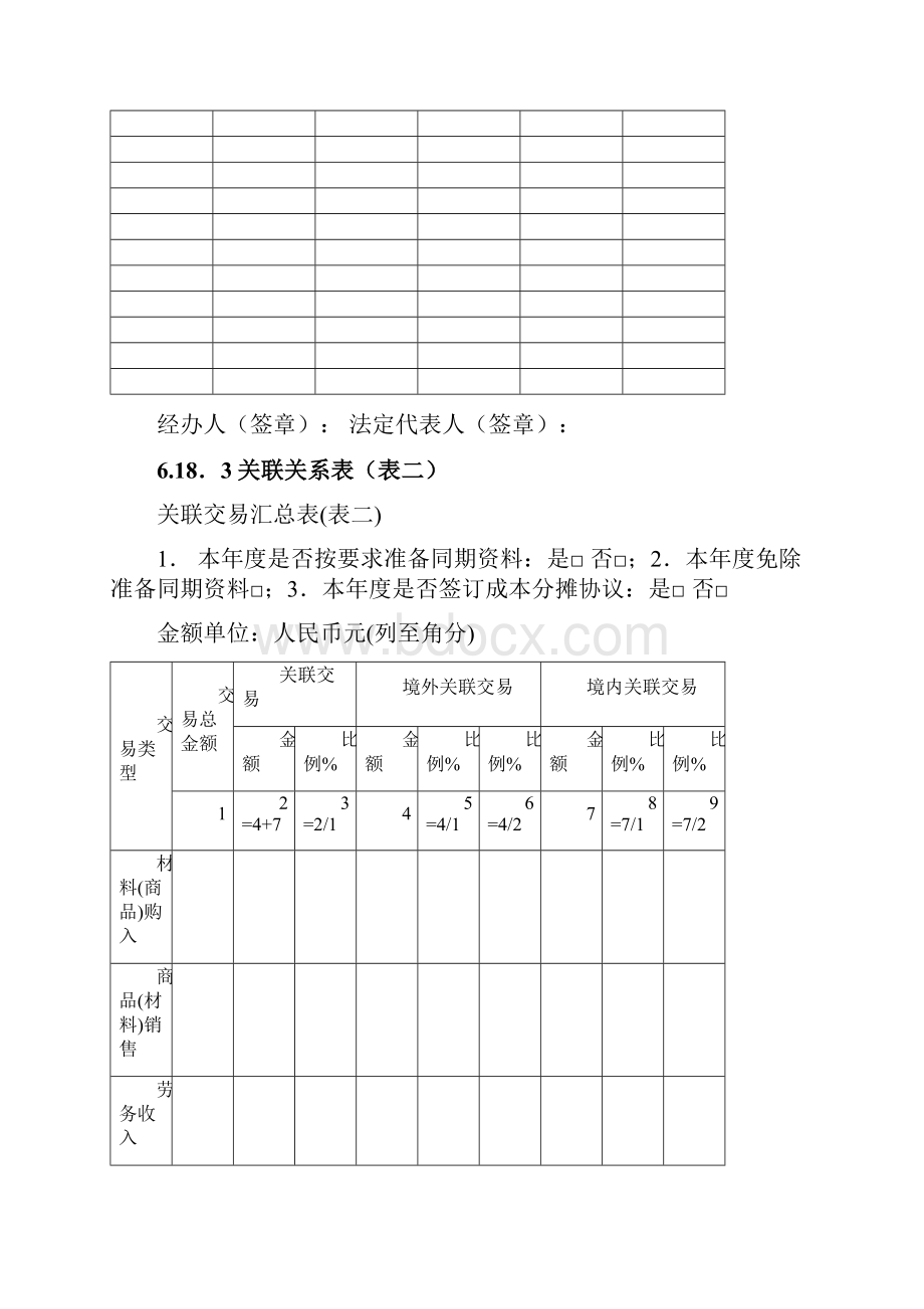 中华人民共和国企业年度关联业务往来报告表全套.docx_第2页