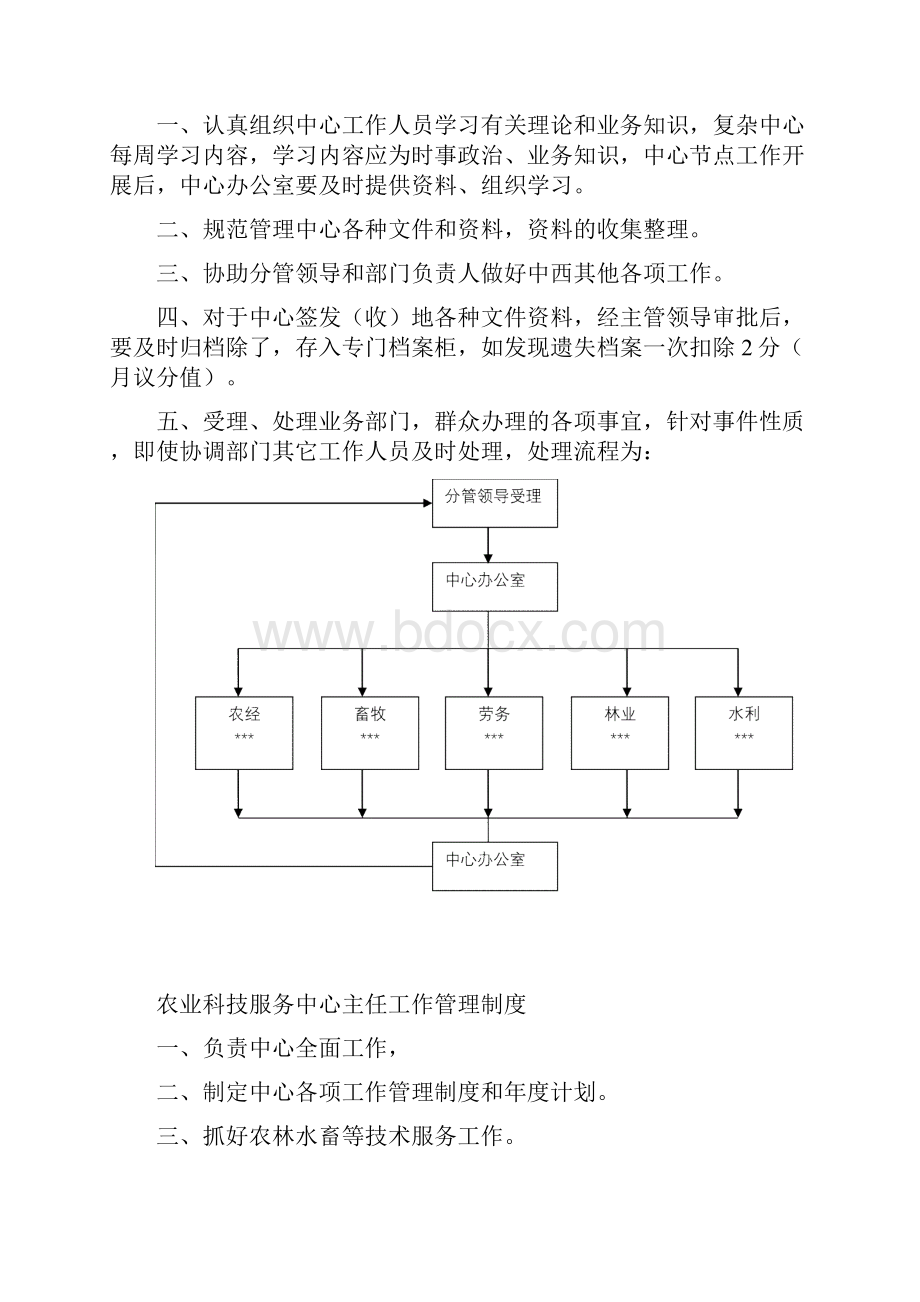 镇农业综合服务中心工作管理制度.docx_第2页