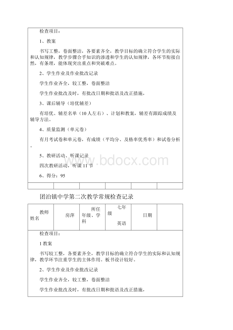 教学常规检查记录.docx_第2页