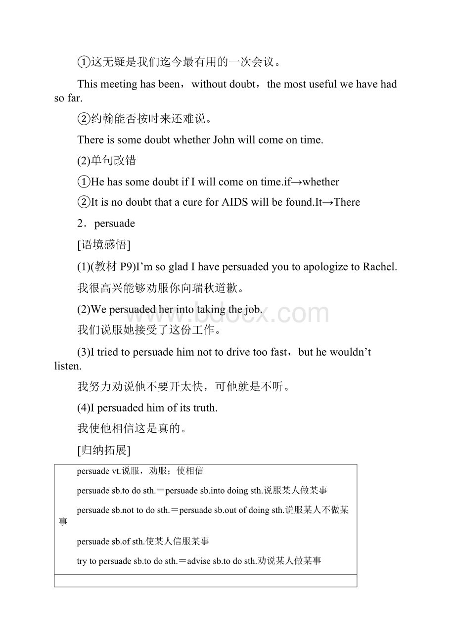 版高中英语译林版必修五学案Unit 1 Period Two Word powerGrammar and usage.docx_第3页