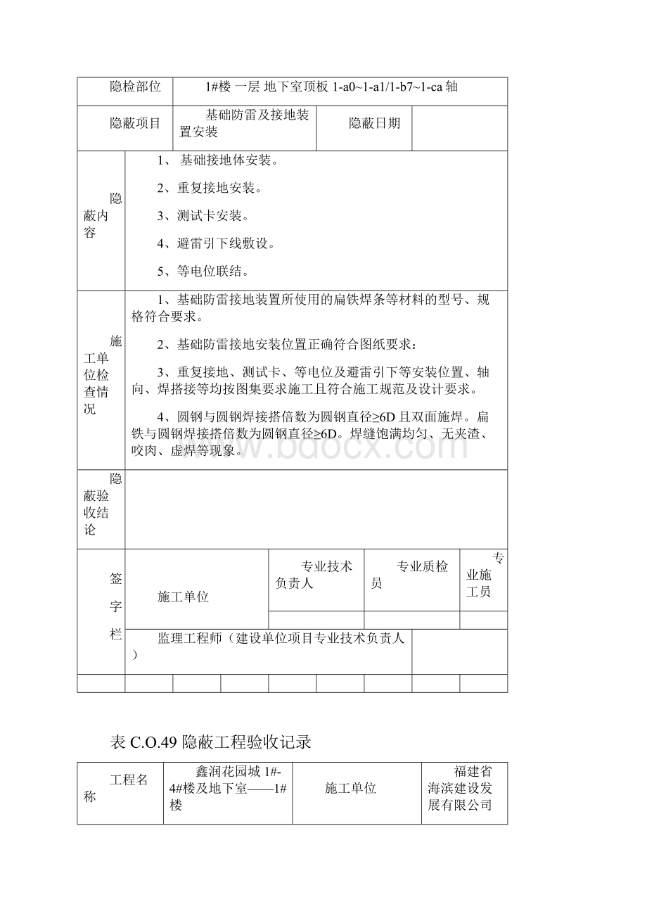 电气隐蔽工程检查验收记录文本.docx_第3页