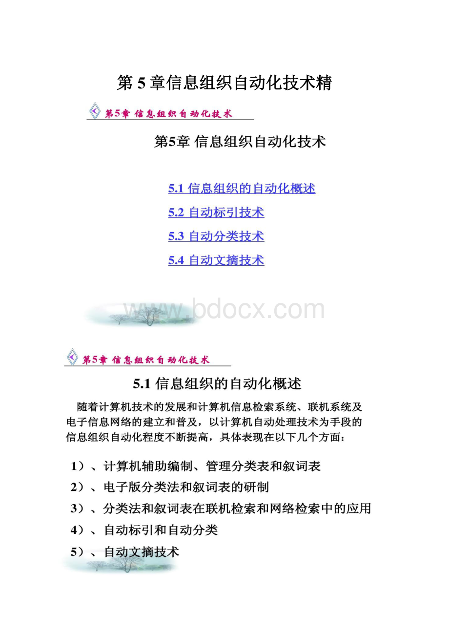 第5章信息组织自动化技术精.docx