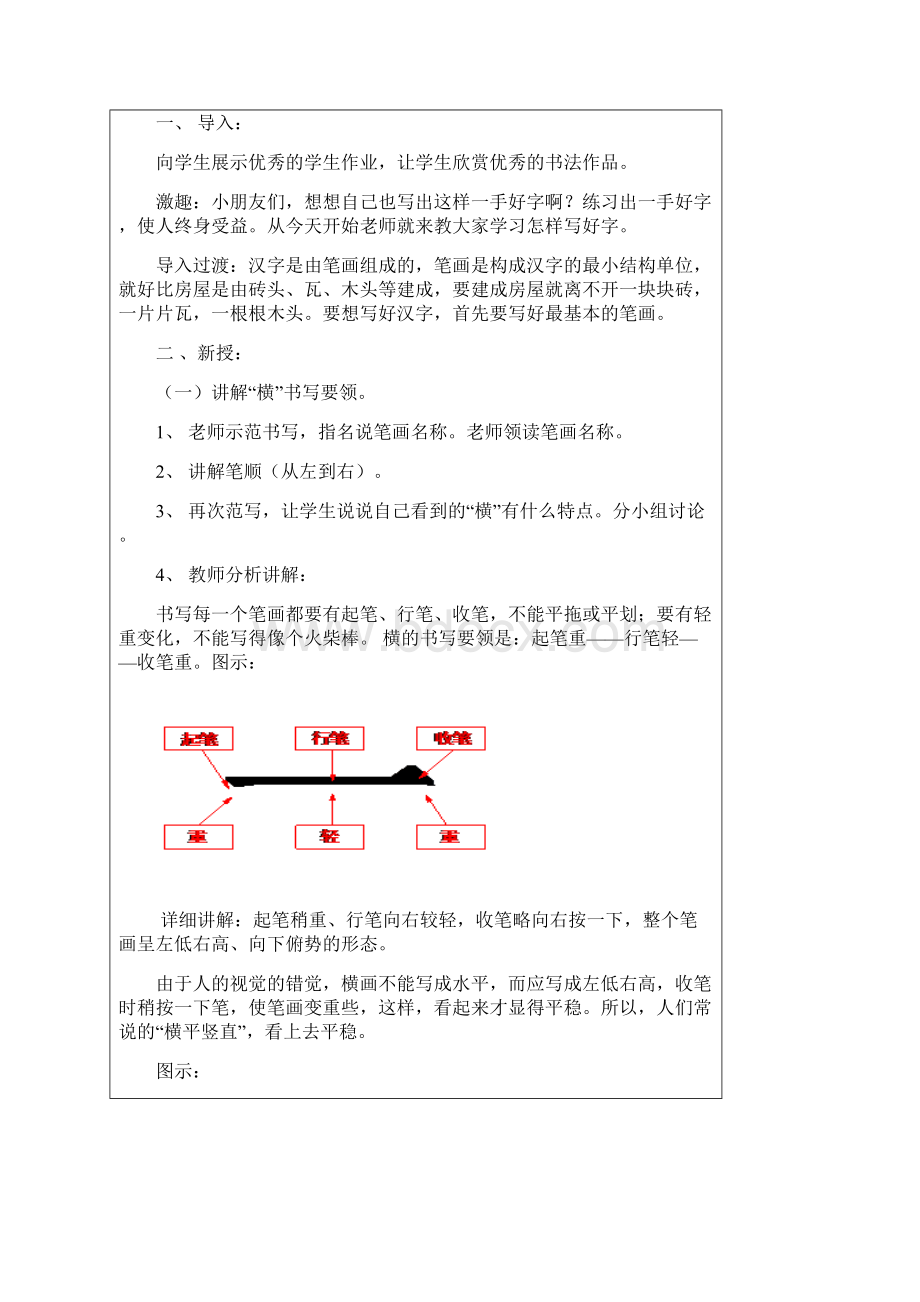 幼小衔接培训班授课计划清单 书法.docx_第3页