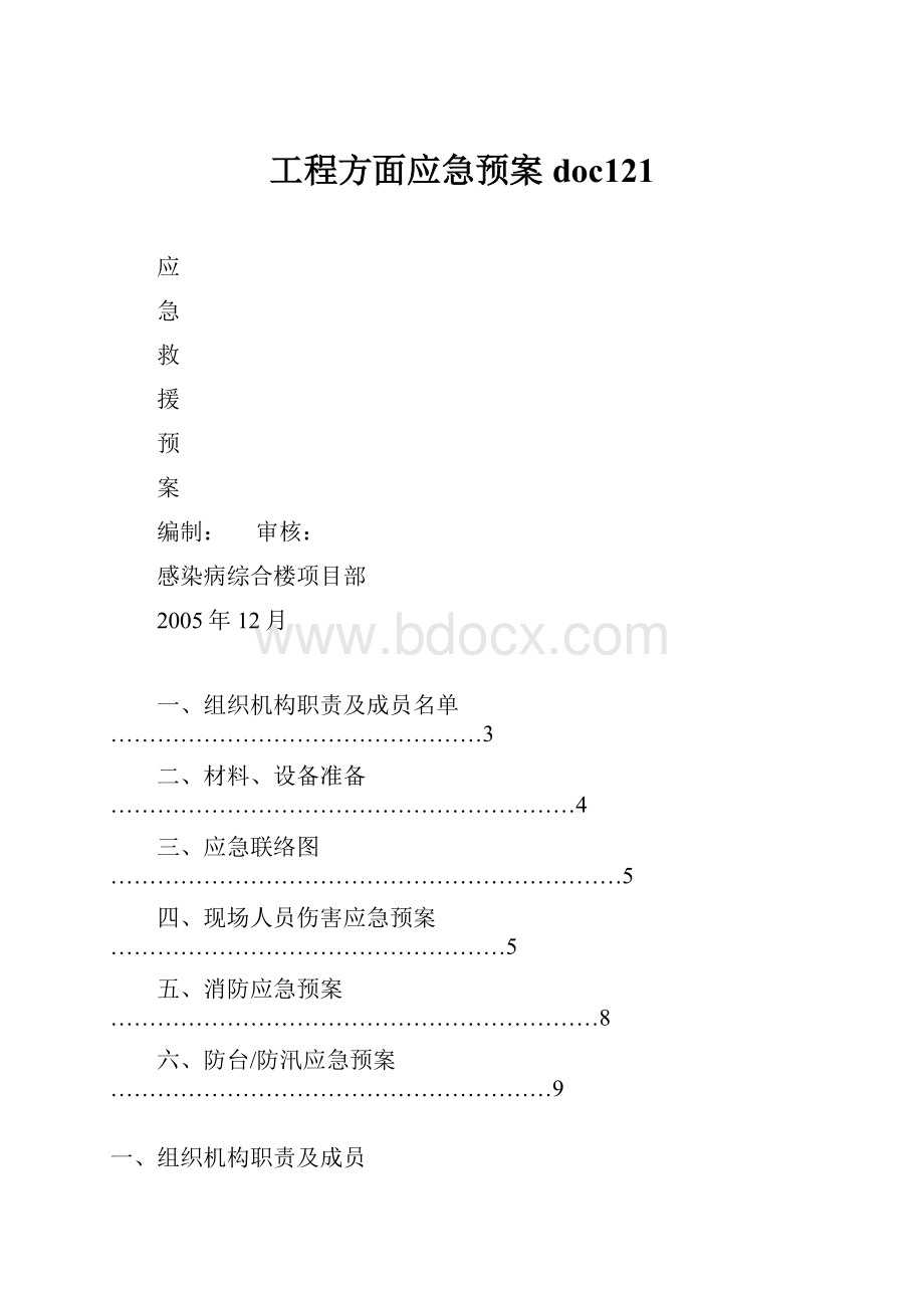 工程方面应急预案doc121.docx_第1页