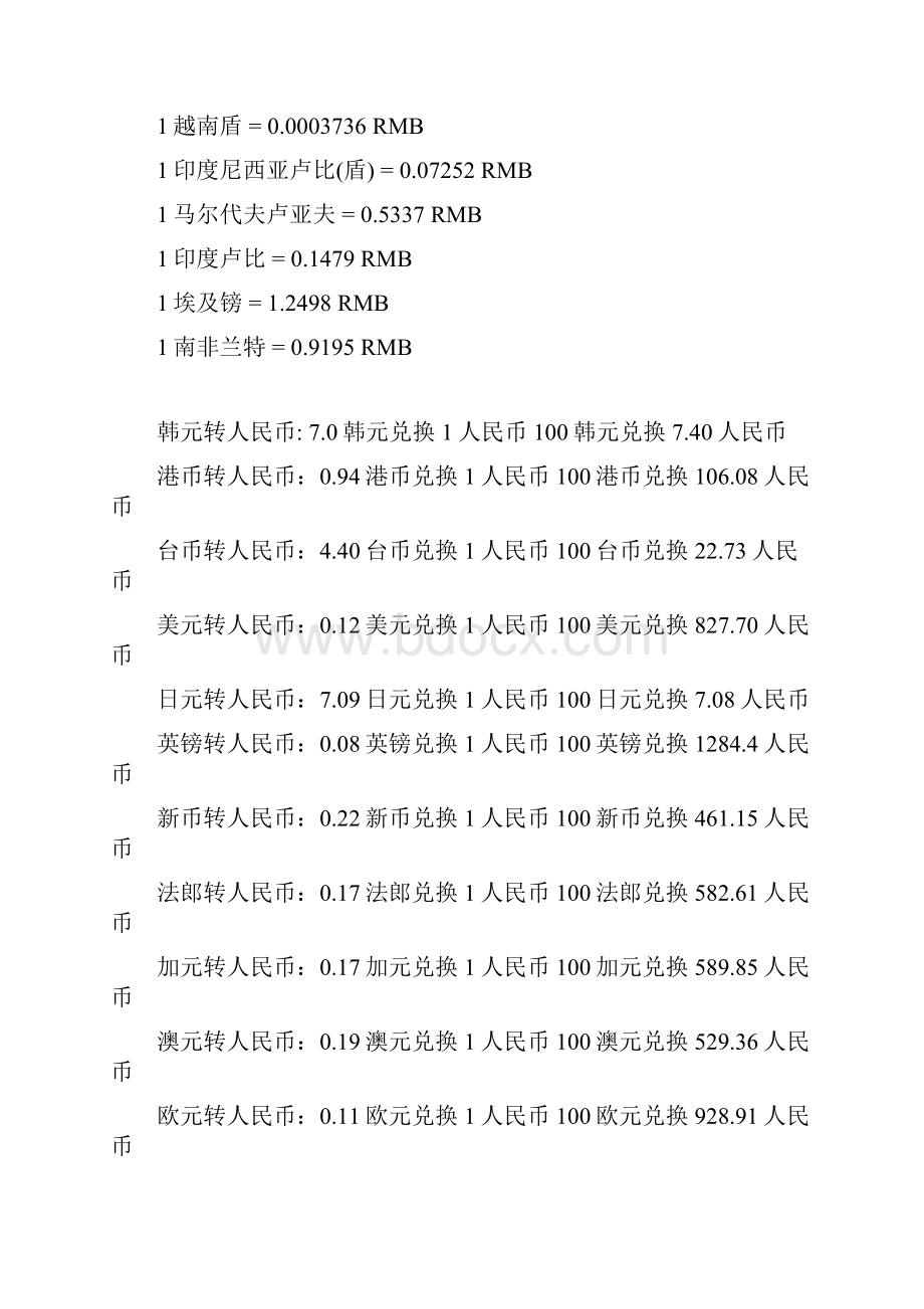 整理各国货币兑人民币汇率.docx_第2页