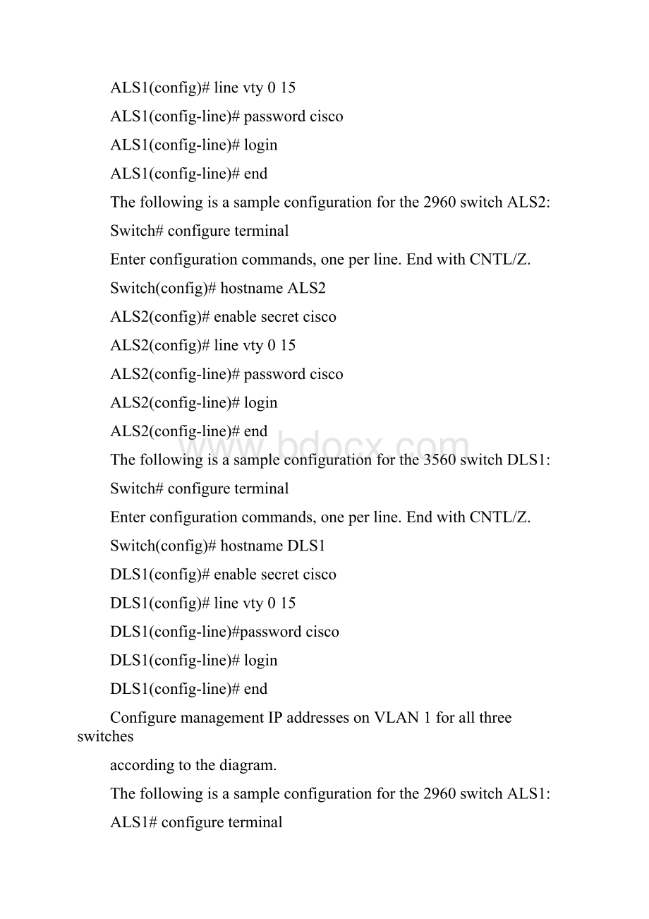 Lab 42 InterVLAN Routing with an Internal Route Processor and.docx_第3页