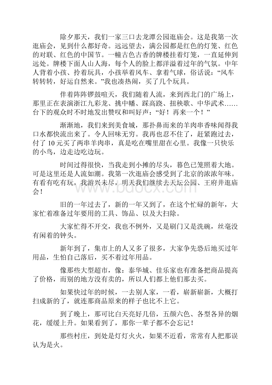 新年见闻作文400字合集九篇.docx_第3页