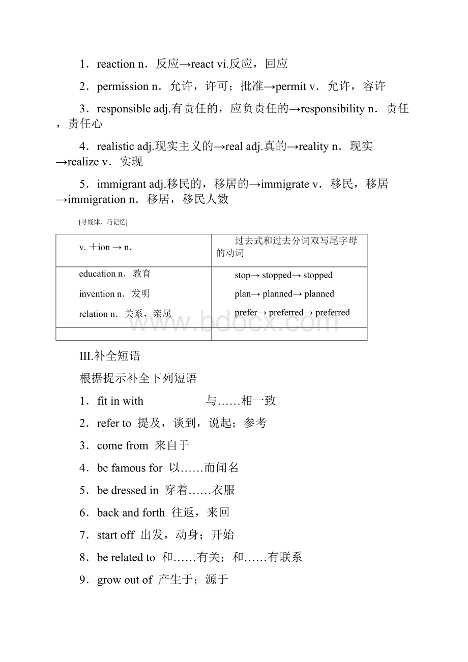 文库精品高中英语 Unit 5 Rhythm Section Ⅵ Language PointsⅢLesson 4.docx_第2页