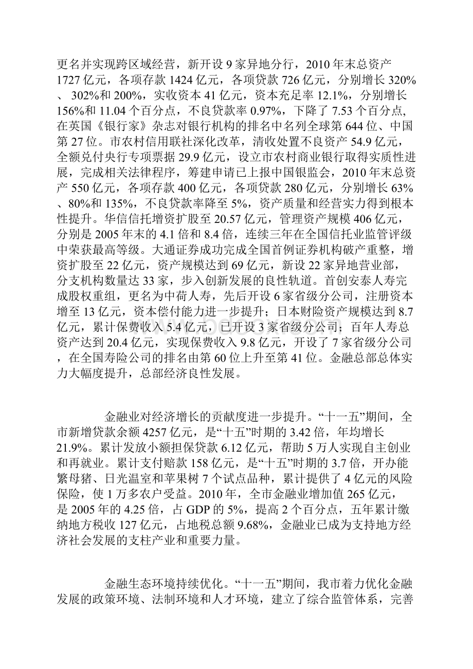 大连市金融业发展十二五规划.docx_第3页