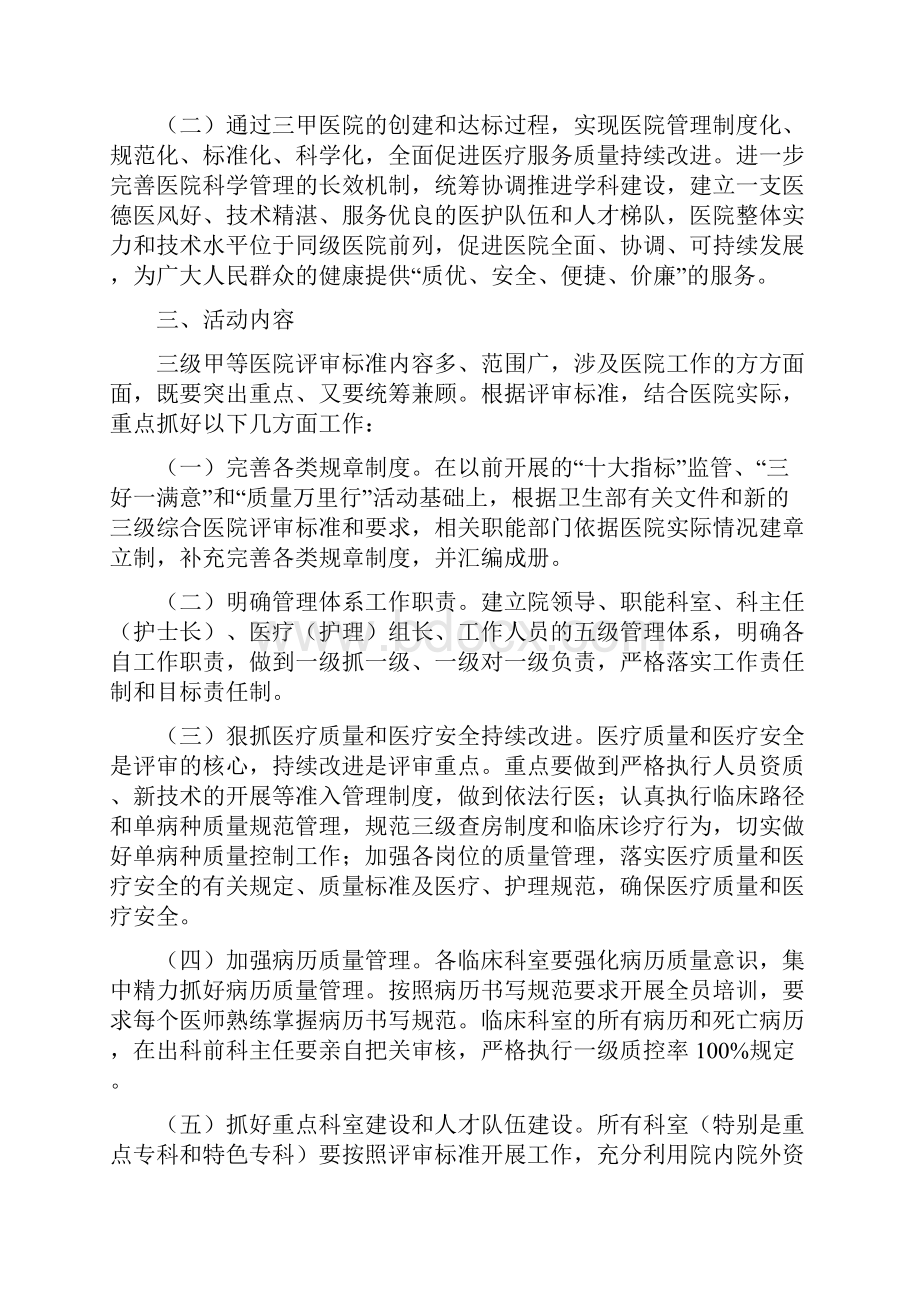 三级医院创三甲奖惩实施办法.docx_第2页