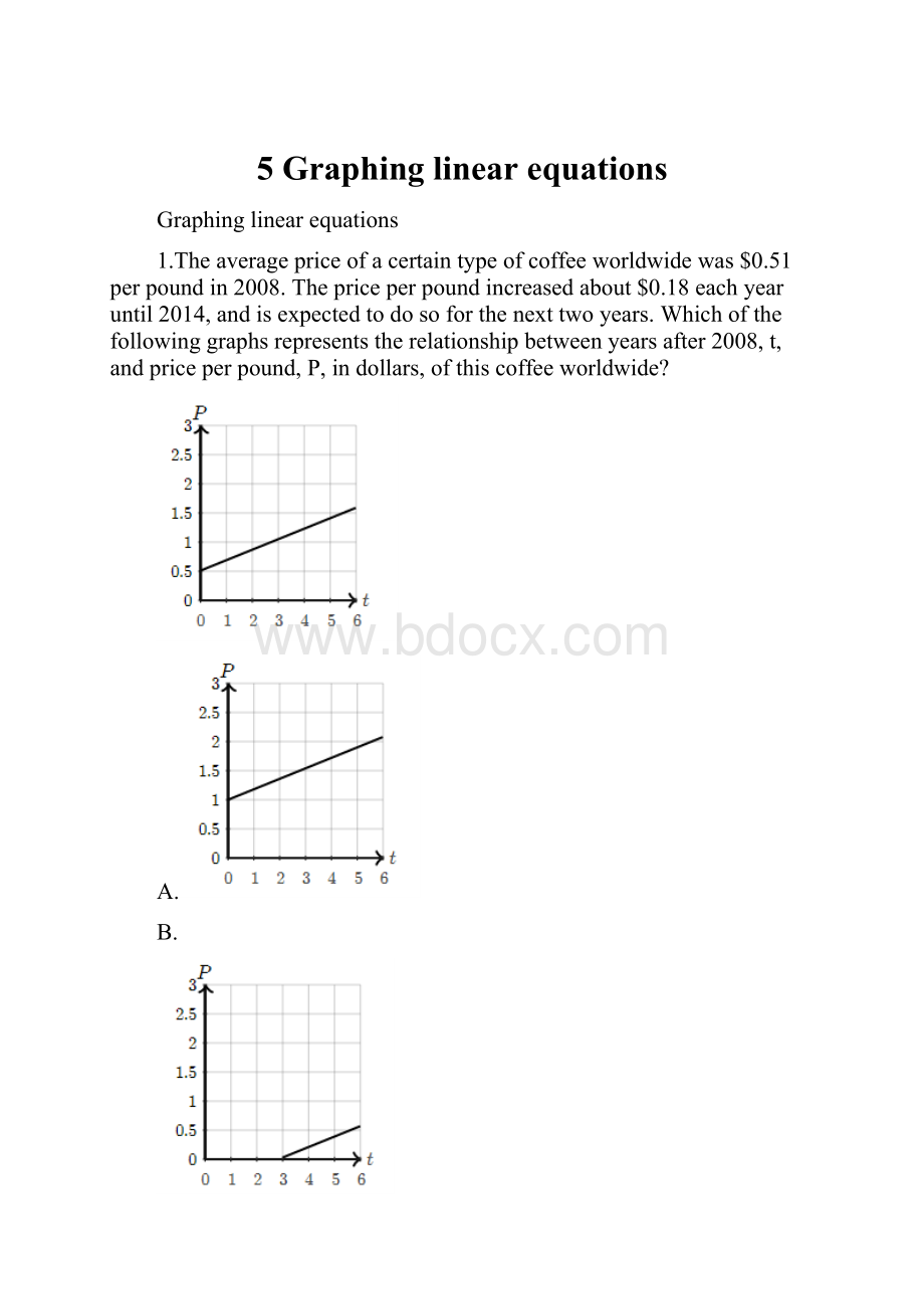 5 Graphing linear equations.docx_第1页