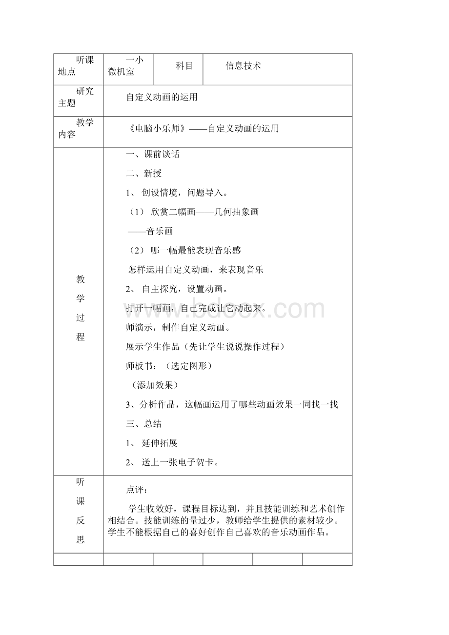 信息技术课听课记录表.docx_第2页