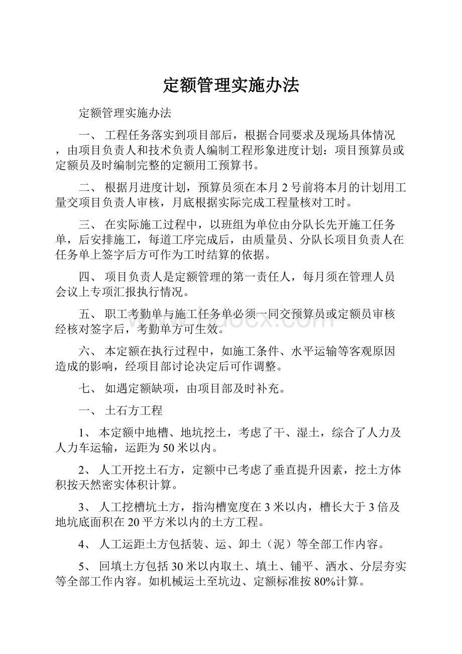 定额管理实施办法.docx