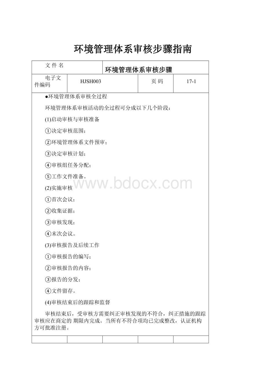 环境管理体系审核步骤指南.docx