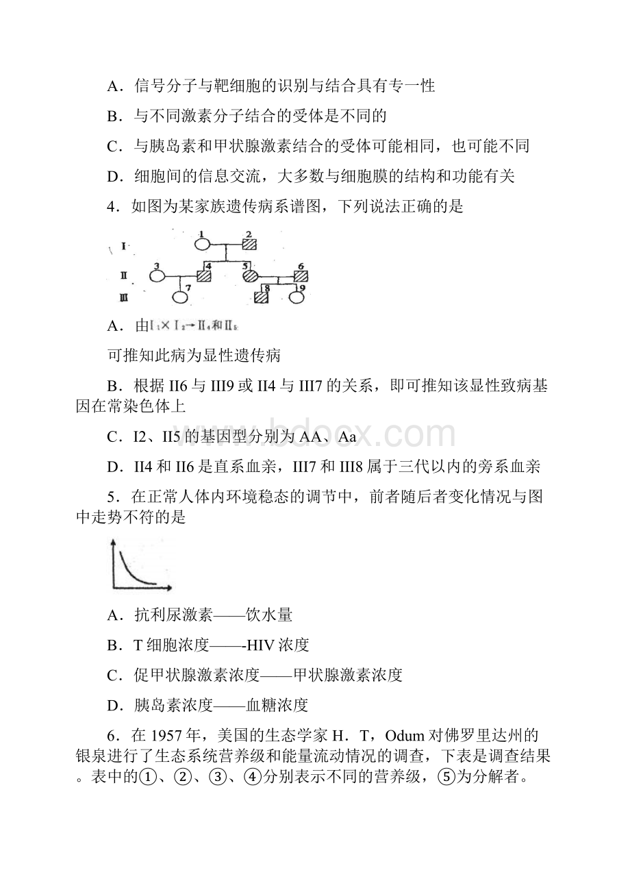 英德中学届下学期周测理科综合试题.docx_第2页