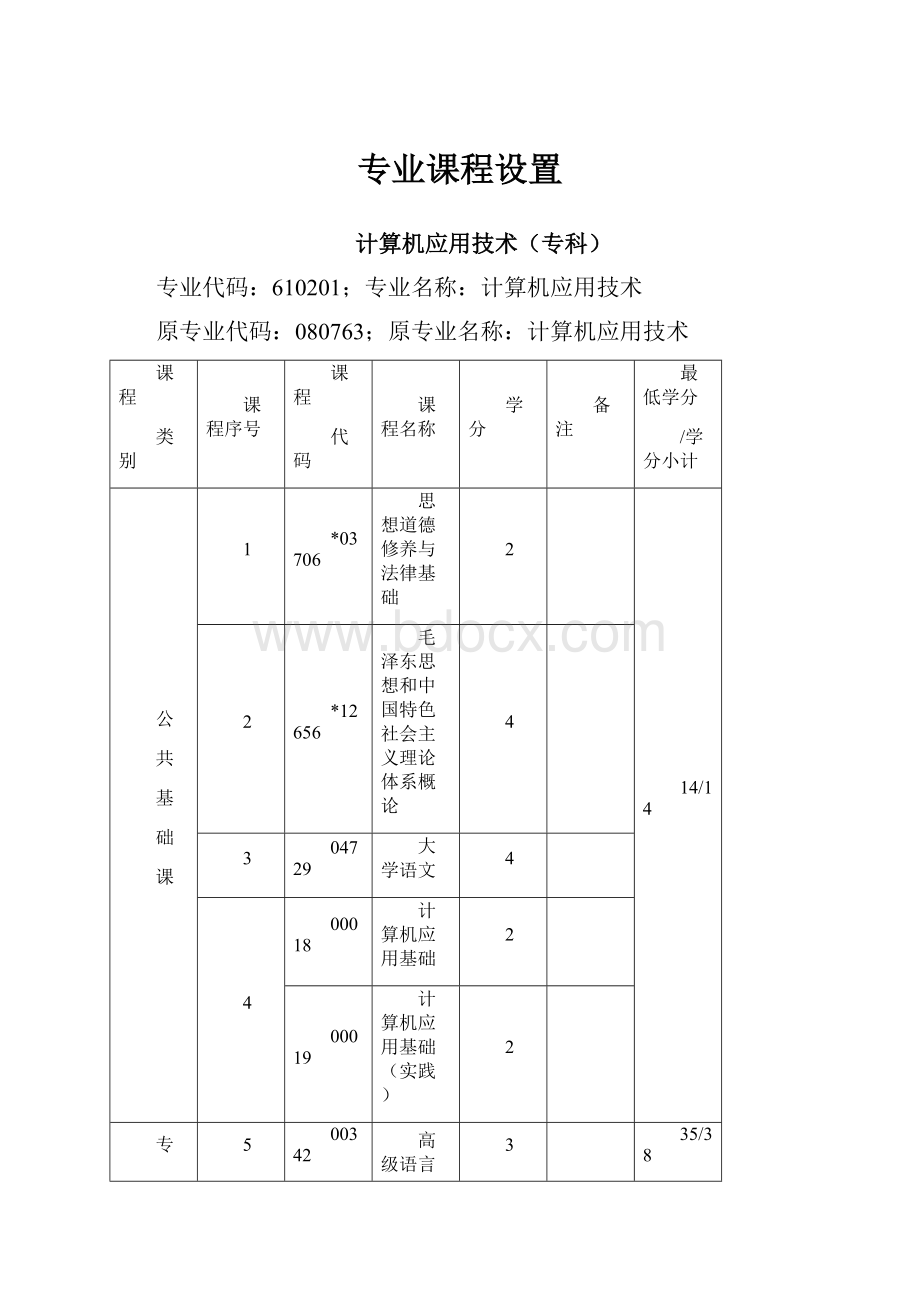 专业课程设置.docx