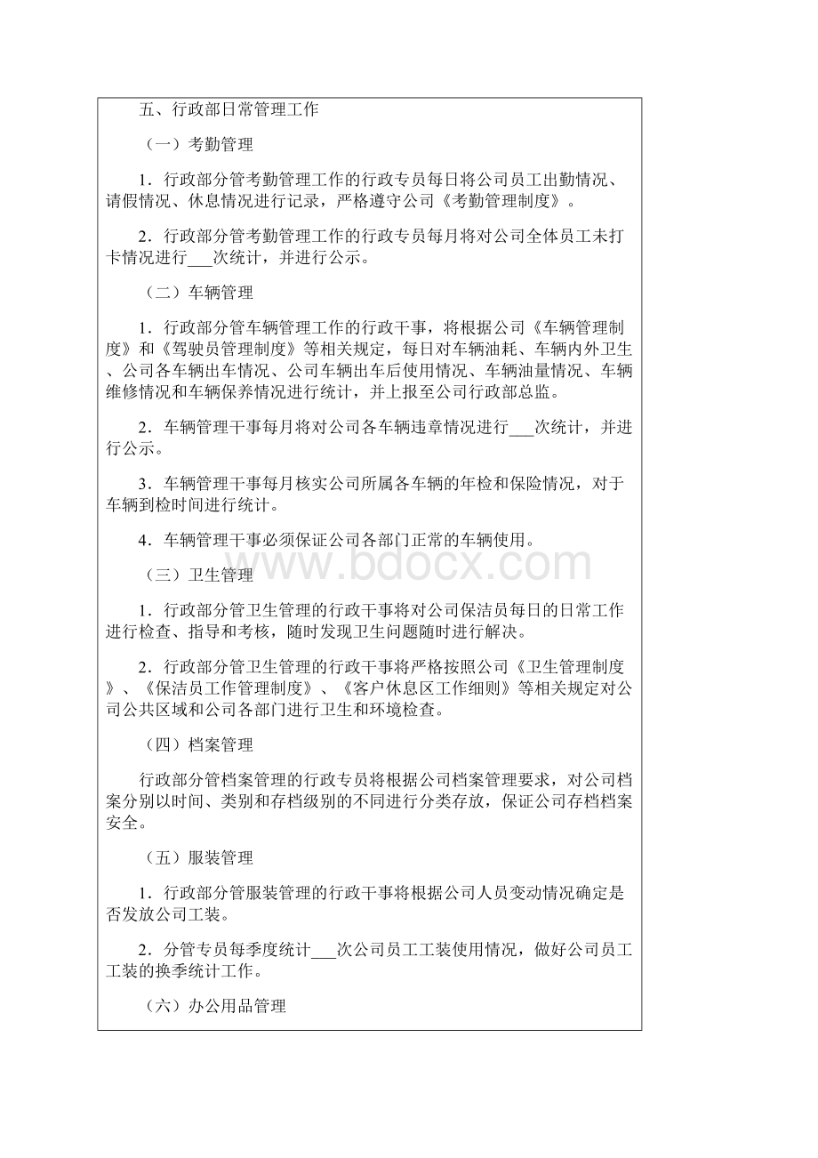 行政事务管理文书与方案工作计划出差办公室管理考勤管理.docx_第3页