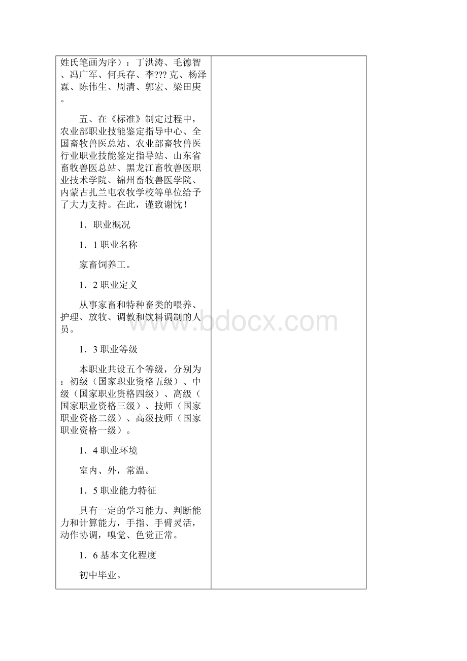 国家职业标准家畜饲养工.docx_第2页