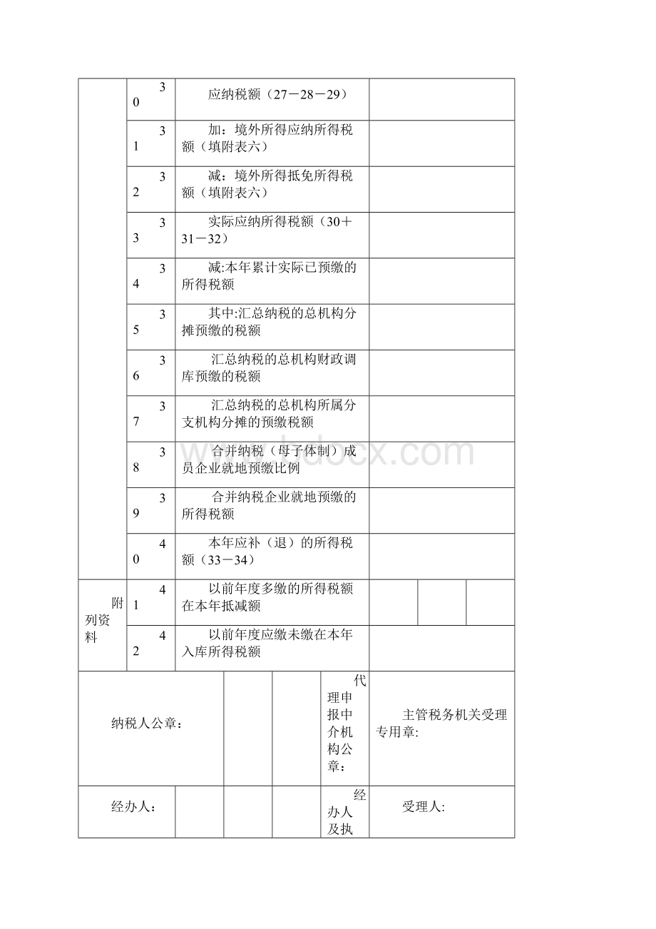 614中华人民共和国企业所得税年度纳税申报表A类.docx_第3页