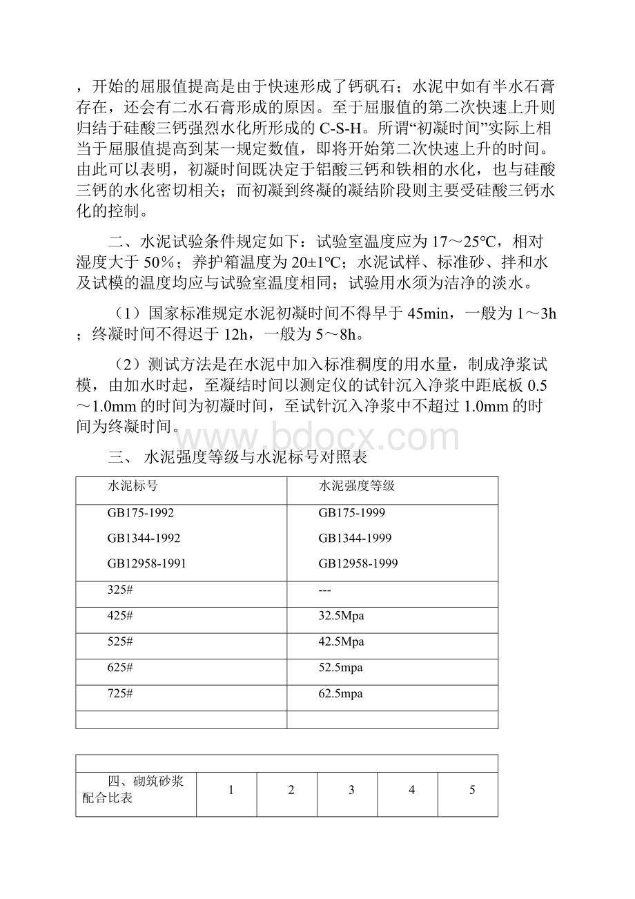 混凝土初凝时间和配合比参考.docx_第2页