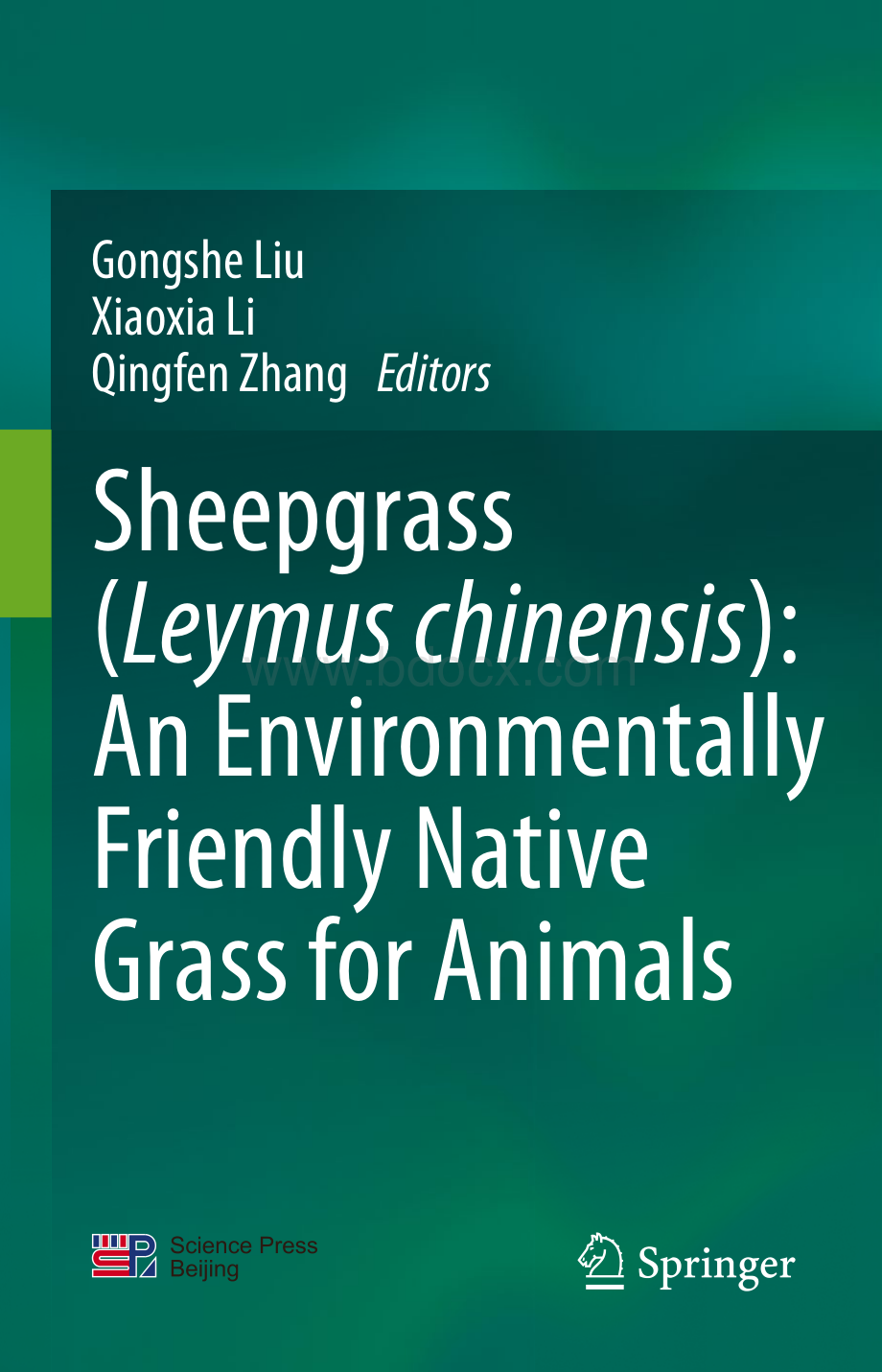 Sheepgrass (Leymus chinensis) An Environmentally Friendly Native Grass for Animals.pdf