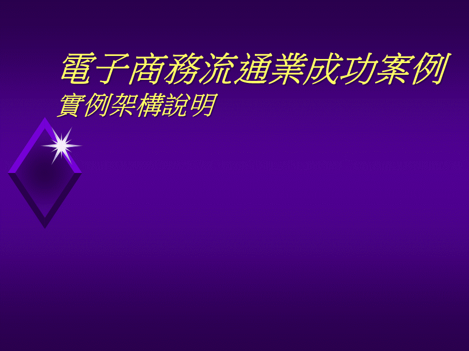 电子商务流通业成功案例.pptx_第1页