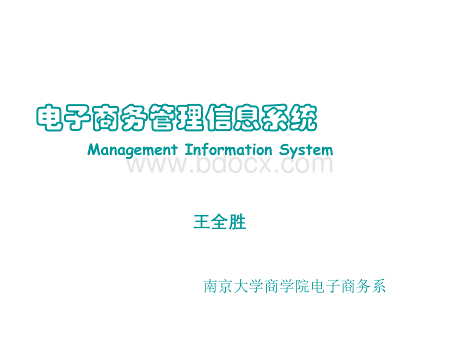 电子商务管理信息系统.pptx
