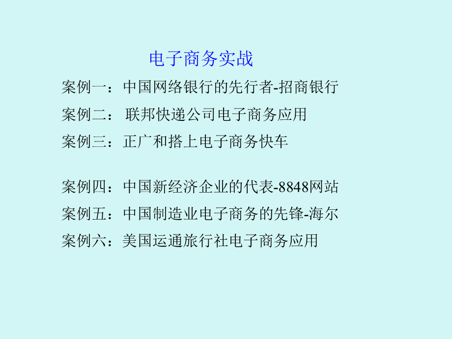 电子商务的六大实战案例.pptx