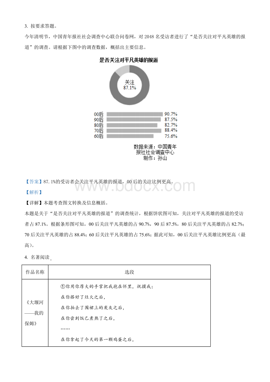 2022年山东省聊城市中考语文真题(解析版).docx_第2页