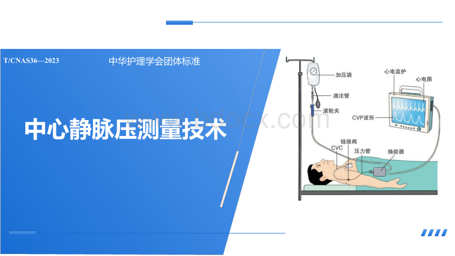 中心静脉压测量技术（2023年中华护理学会团体标准）.pptx_第1页