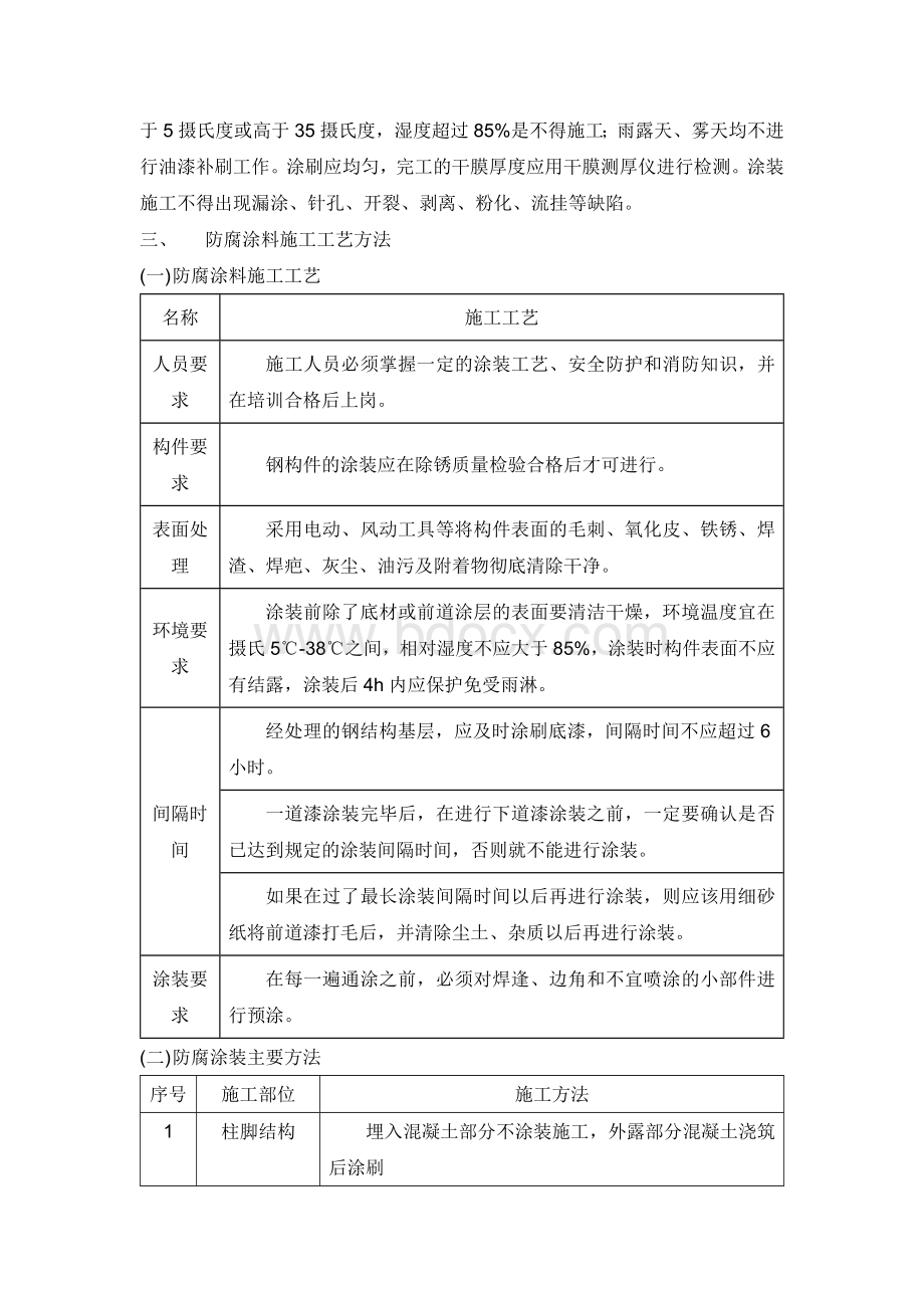 钢结构防腐涂装施工工艺.docx_第2页